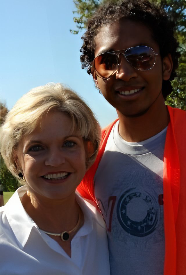 Courtney Jordan with Bev Perdue in 2018